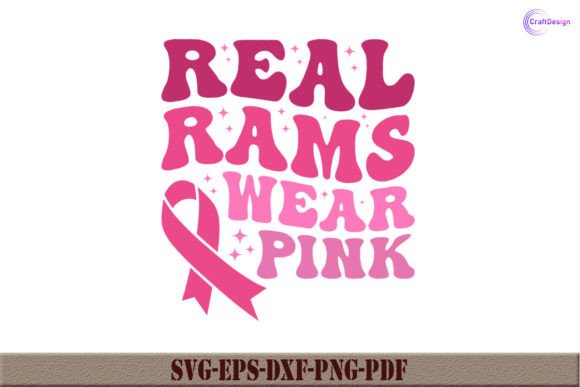 Real Rams Wear Pink Retro Shirt SVG Review