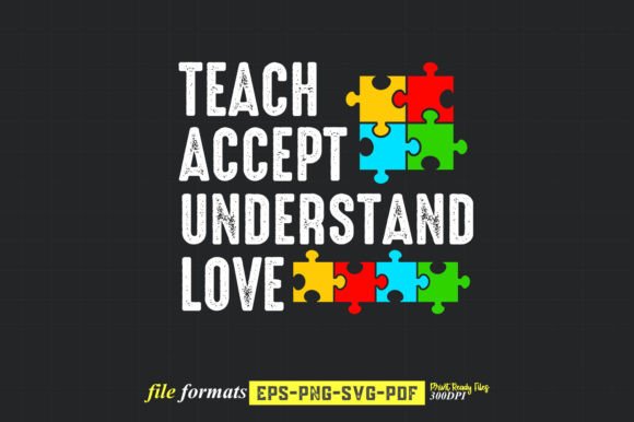 Reviewing Teach Accept Understand Love SVG for Embroidery