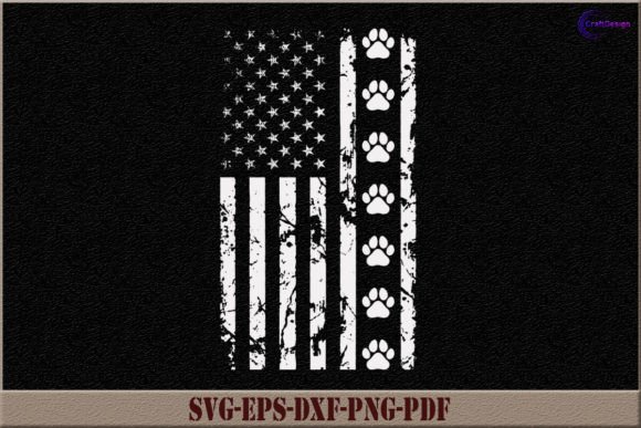 Reviewing the Dog Paws with American Flag SVG