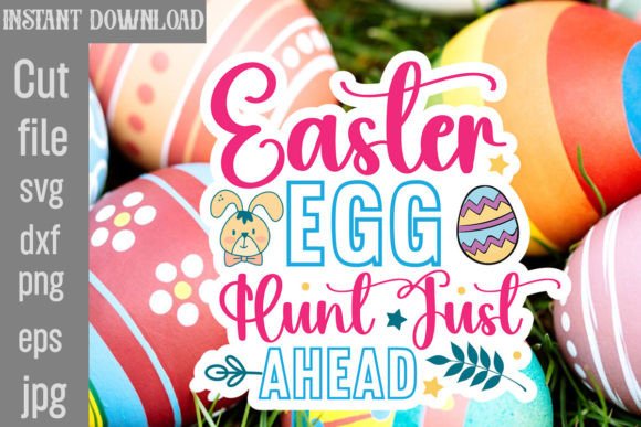 Reviewing the Easter Egg Hunt Just Ahead SVG