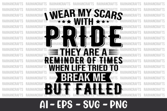 Reviewing the I Wear My Scars with Pride SVG for Embroidery