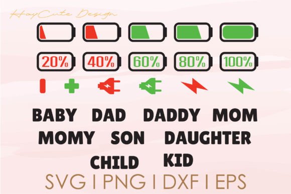 Reviewing the Matching Family Low Battery SVG Bundle