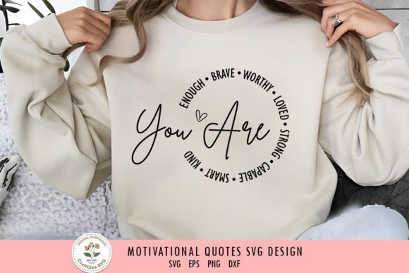 Reviewing You Are Enough Brave SVG for Embroidery